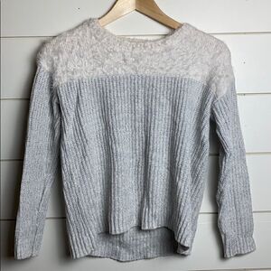 Vince Camuto | Fuzzy Eyelash Crop Sweater | XS